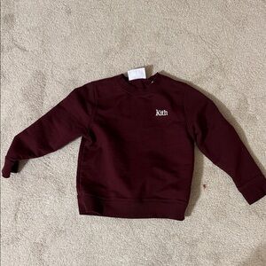 Kith Maroon Crewneck Sweatshirt
